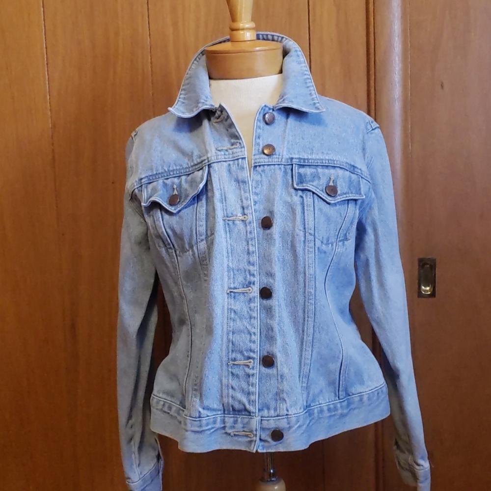 Bill Blass Jean Jacket, Petite M